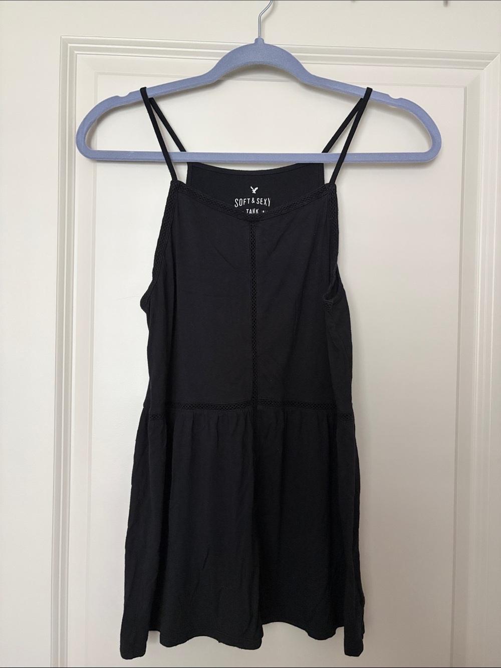 American Eagle Outfitters Black Soft & Sexy Tank Top